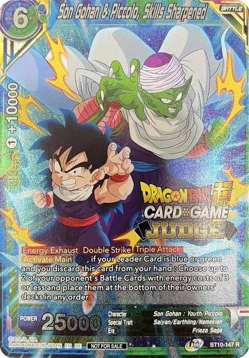 Son Gohan & Piccolo, Skills Sharpened (Judge Pack Vol.11) card art