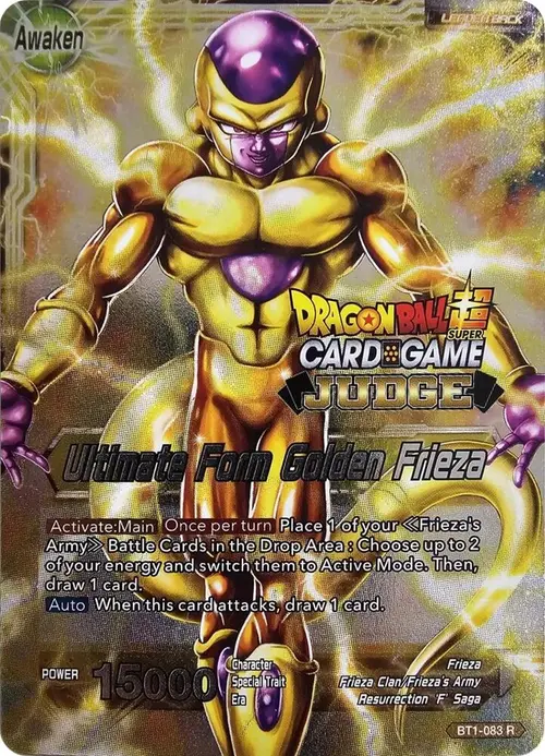 Frieza // Ultimate Form Golden Frieza (Judge Pack Vol.11) card art