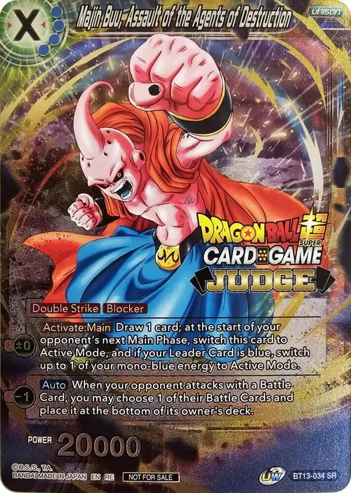 Majin Buu, Assault of the Agents of Destruction (Judge Pack Vol.11) card art