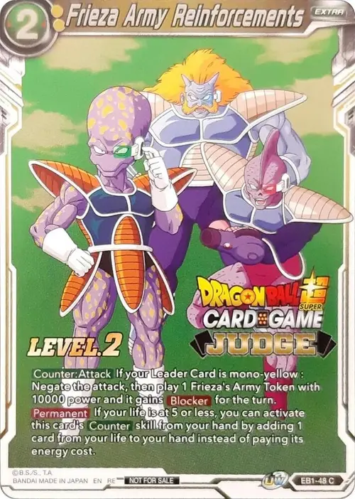 Frieza Army Reinforcements (Level 2) (Judge) card art