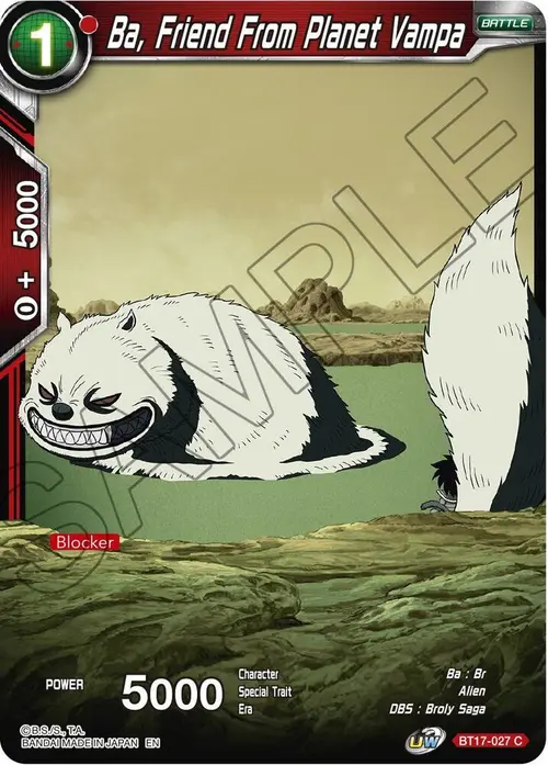 Ba, Friend From Planet Vampa card art