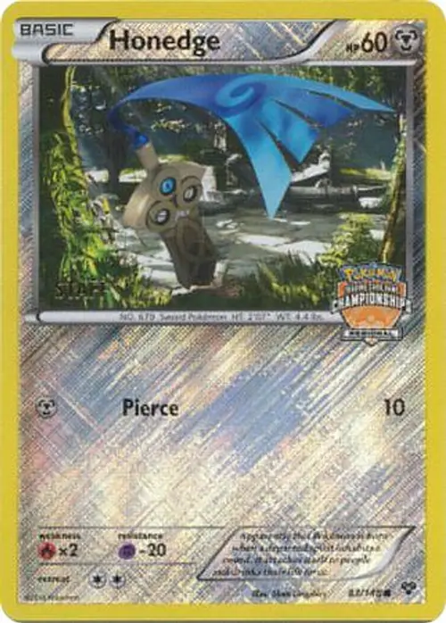 Honedge 83/146 (Regional Championships) [Staff] card art