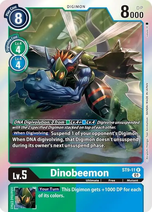 Dinobeemon card art