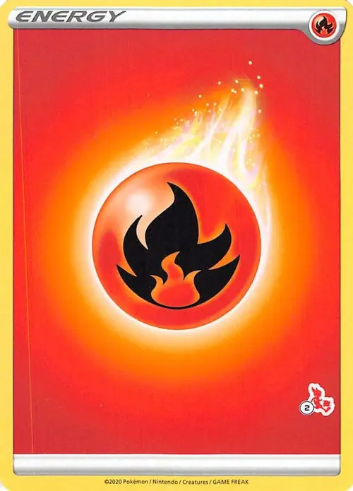 Fire Energy (#2 Cinderace Stamped) card art