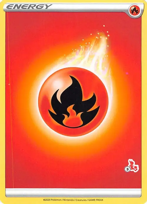 Fire Energy (#3 Cinderace Stamped) card art