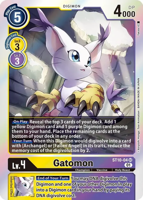 Gatomon card art