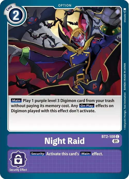 Night Raid (Parallel Rare) card art