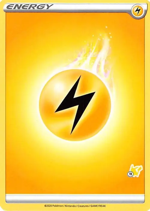 Lightning Energy (#11 Pikachu Stamped) card art
