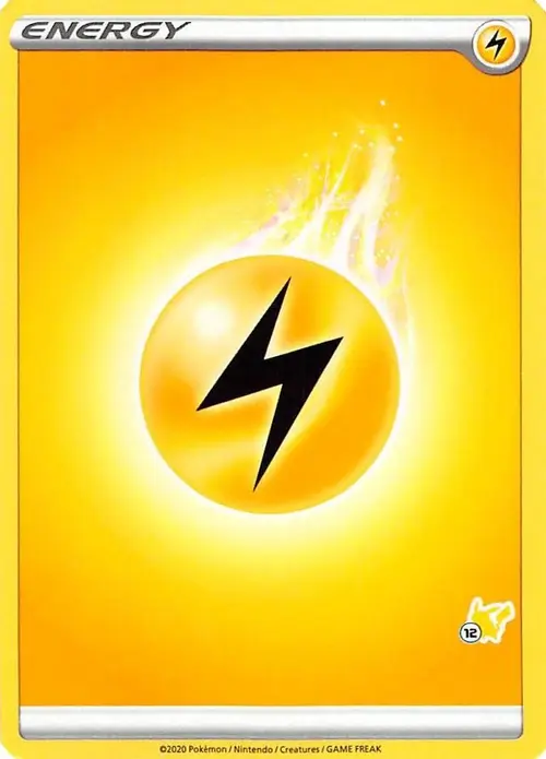 Lightning Energy (#12 Pikachu Stamped) card art