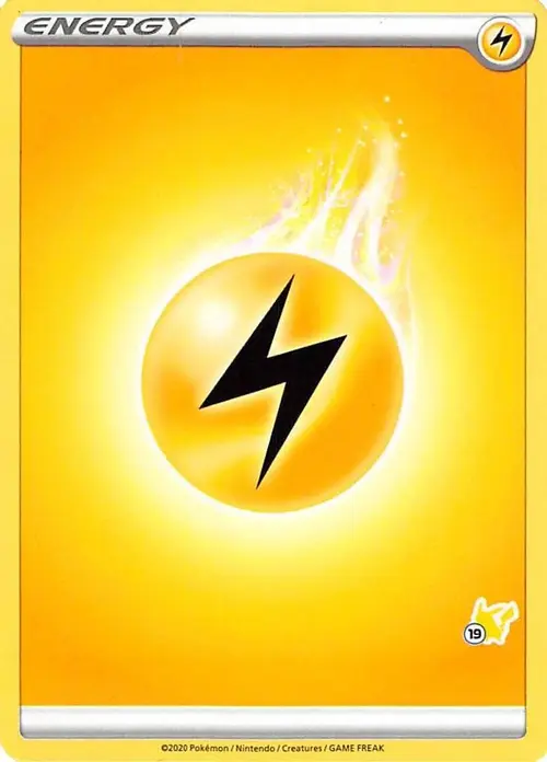 Lightning Energy (#19 Pikachu Stamped) card art