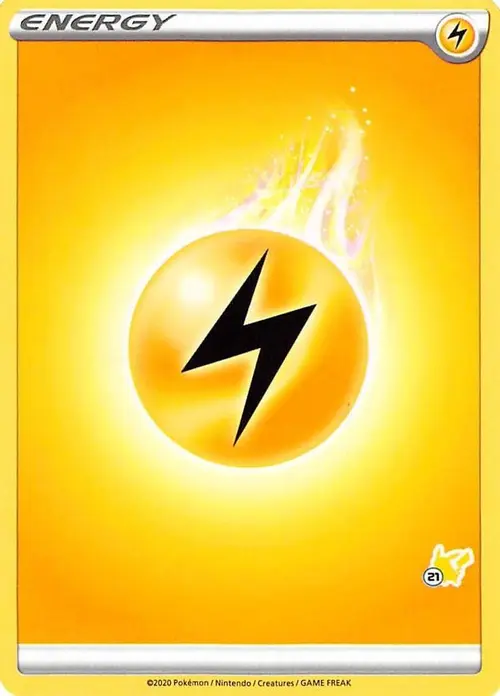 Lightning Energy (#21 Pikachu Stamped) card art