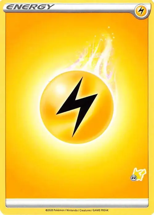 Lightning Energy (#22 Pikachu Stamped) card art