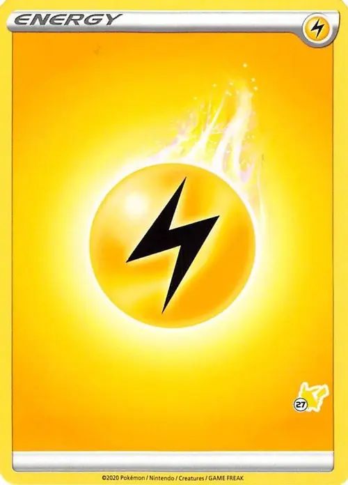 Lightning Energy (#27 Pikachu Stamped) card art
