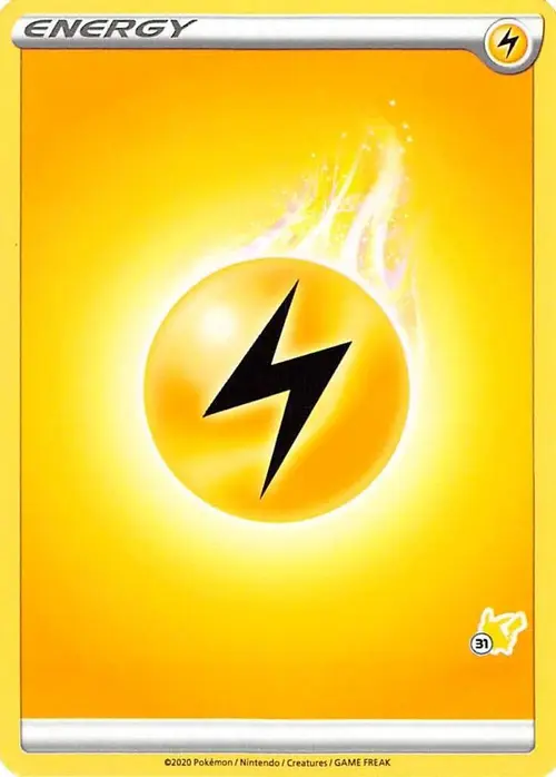 Lightning Energy (#31 Pikachu Stamped) card art