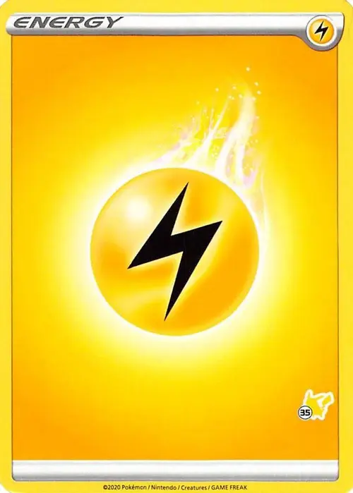 Lightning Energy (#35 Pikachu Stamped) card art