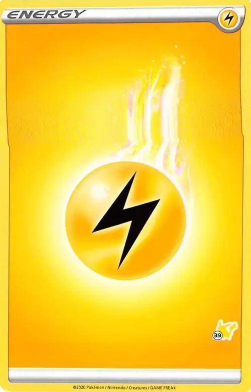 Lightning Energy (#39 Pikachu Stamped) card art