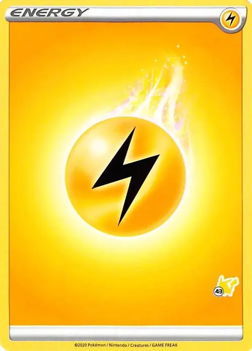 Lightning Energy (#43 Pikachu Stamped) card art