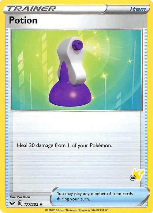 Potion - 177/202 (#40 Pikachu Stamped) card art