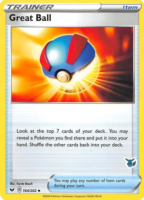 Great Ball - 164/202 (Eevee Stamped) card art