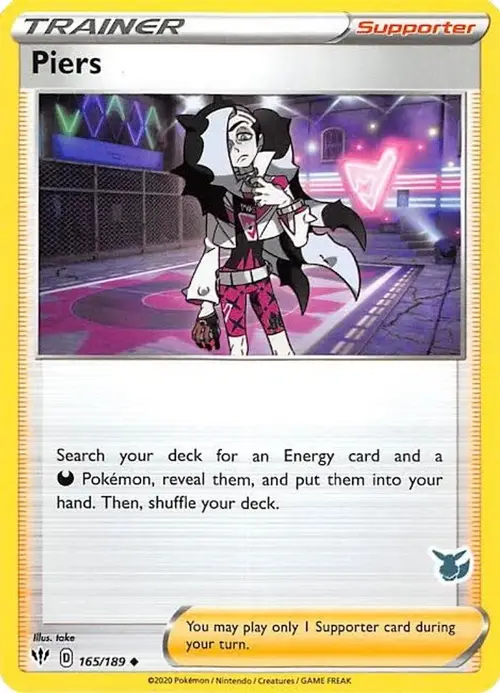 Piers - 165/189 (Eevee Stamped) card art