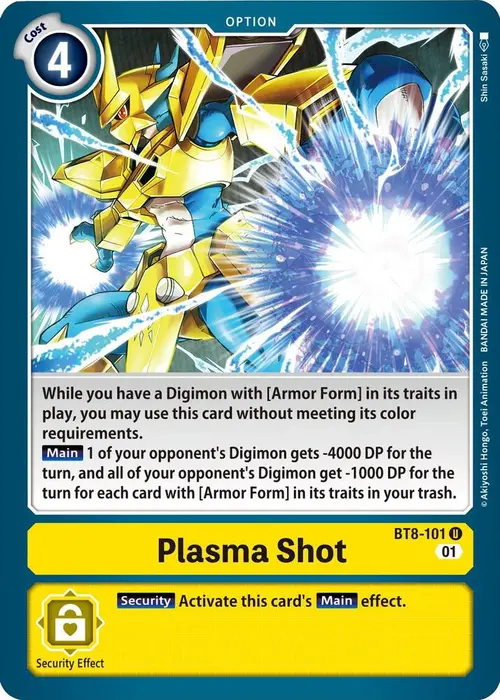 Plasma Shot card art