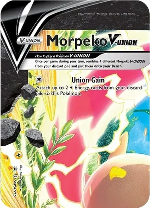 Morpeko V-Union - SWSH215 card art