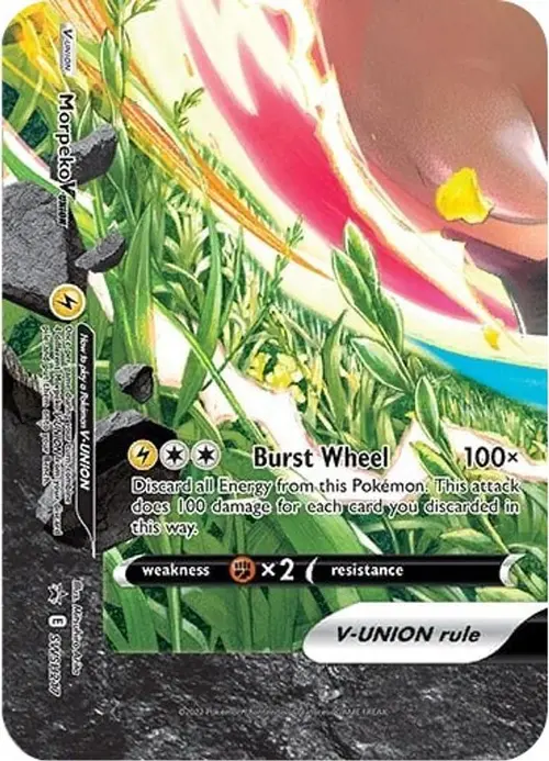 Morpeko V-Union - SWSH217 card art
