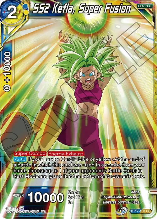 SS2 Kefla, Super Fusion card art