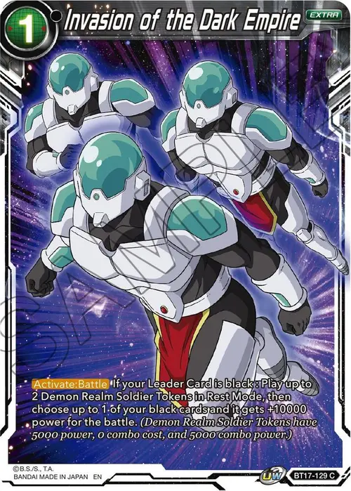 Invasion of the Dark Empire card art