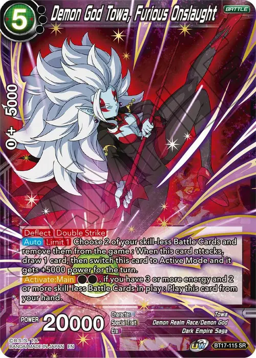 Demon God Towa, Furious Onslaught card art