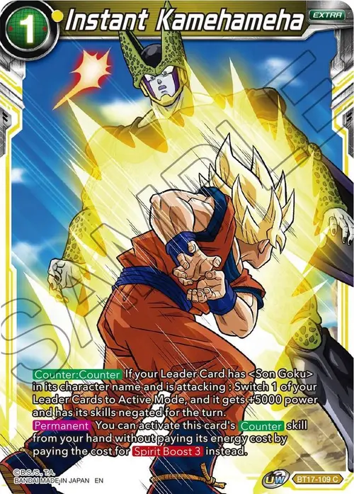 Instant Kamehameha card art