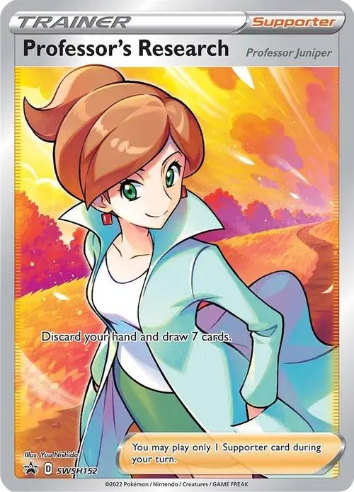 Professor's Research [Professor Juniper] - SWSH152 card art