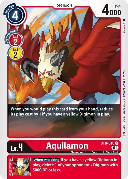 Aquilamon card art