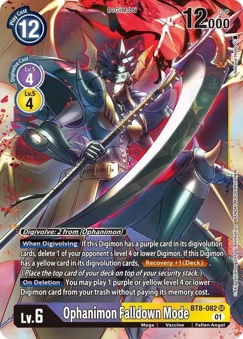 Ophanimon Falldown Mode card art