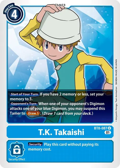 T.K. Takaishi card art