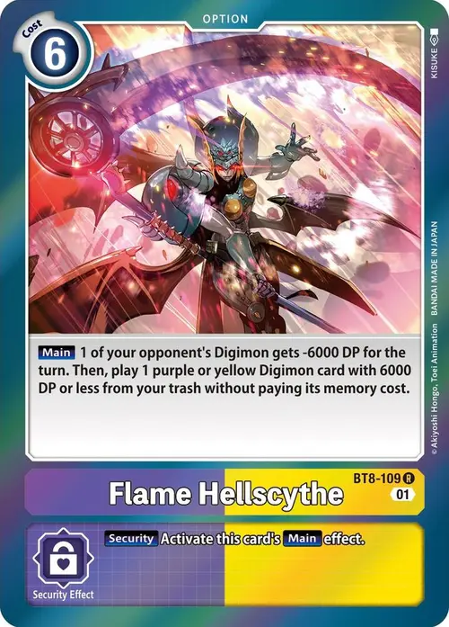 Flame Hellscythe card art