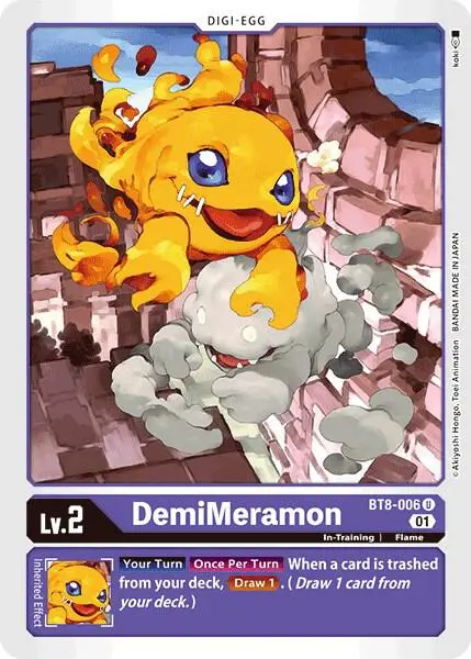 DemiMeramon card art