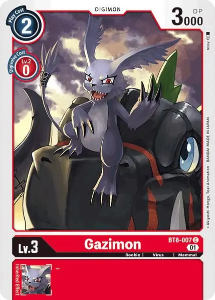 Gazimon card art