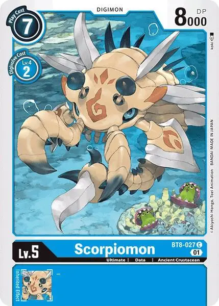 Scorpiomon card art