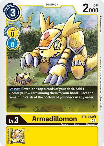 Armadillomon card art