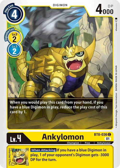 Ankylomon card art