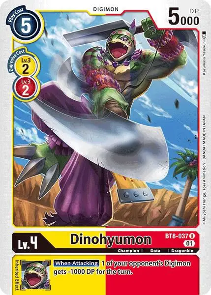 Dinohyumon card art