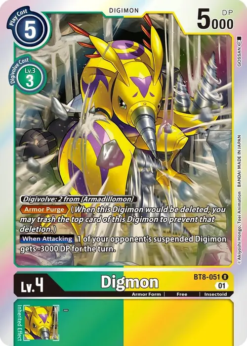 Digmon card art