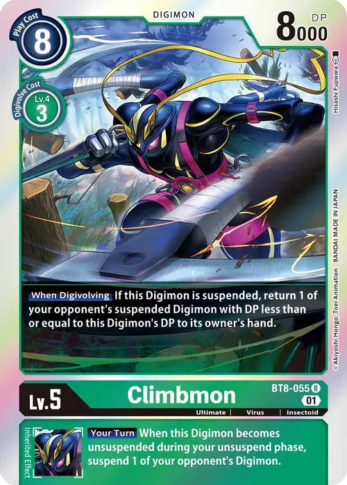 Climbmon card art