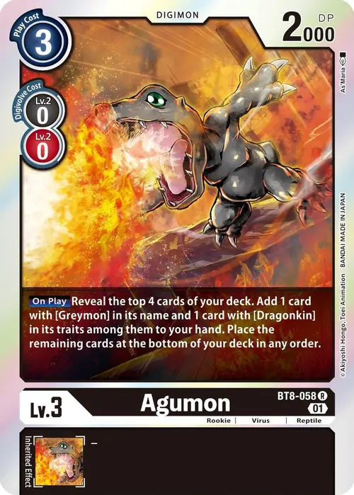 Agumon card art