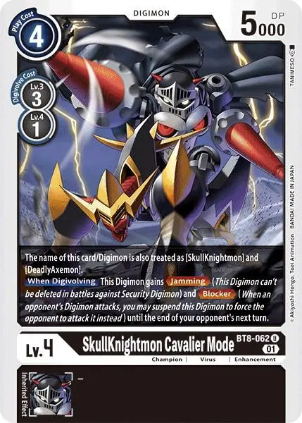 SkullKnightmon Cavalier Mode card art