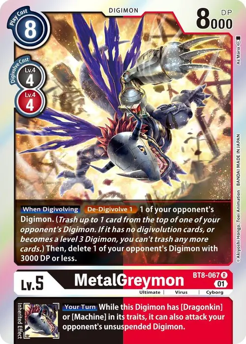MetalGreymon card art