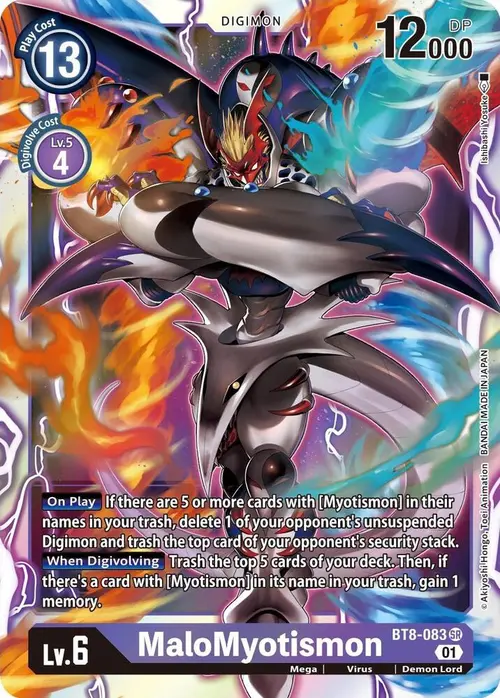 MaloMyotismon card art
