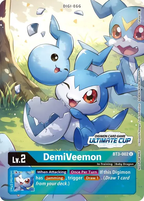 DemiVeemon - BT3-002 (Ultimate Cup 2022) card art