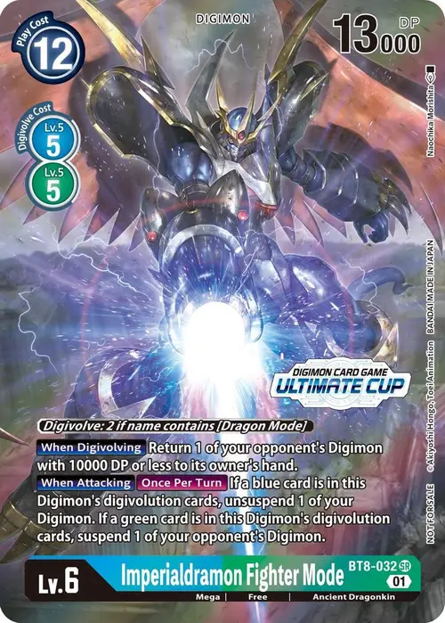 Imperialdramon Fighter Mode - BT8-032 (Ultimate Cup 2022) card art